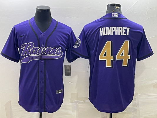 Men's Baltimore Ravens Marlon Humphrey Purple Player Jersey Joint Edition