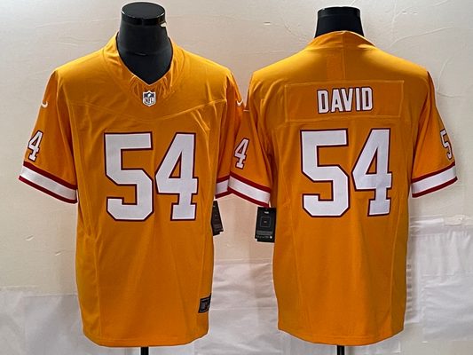 Men's Tampa Bay Buccaneers Lavonte David Orange Throwback Game Jersey