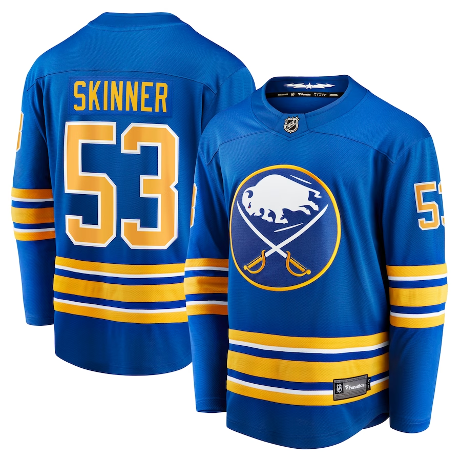 Men's Buffalo Sabres Jeff Skinner Royal Replica Player Jersey