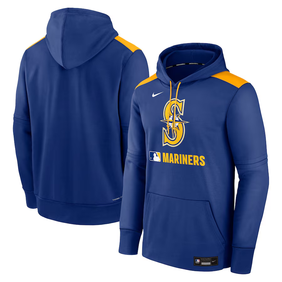 Seattle Mariners Performance Pullover Red Hoodie