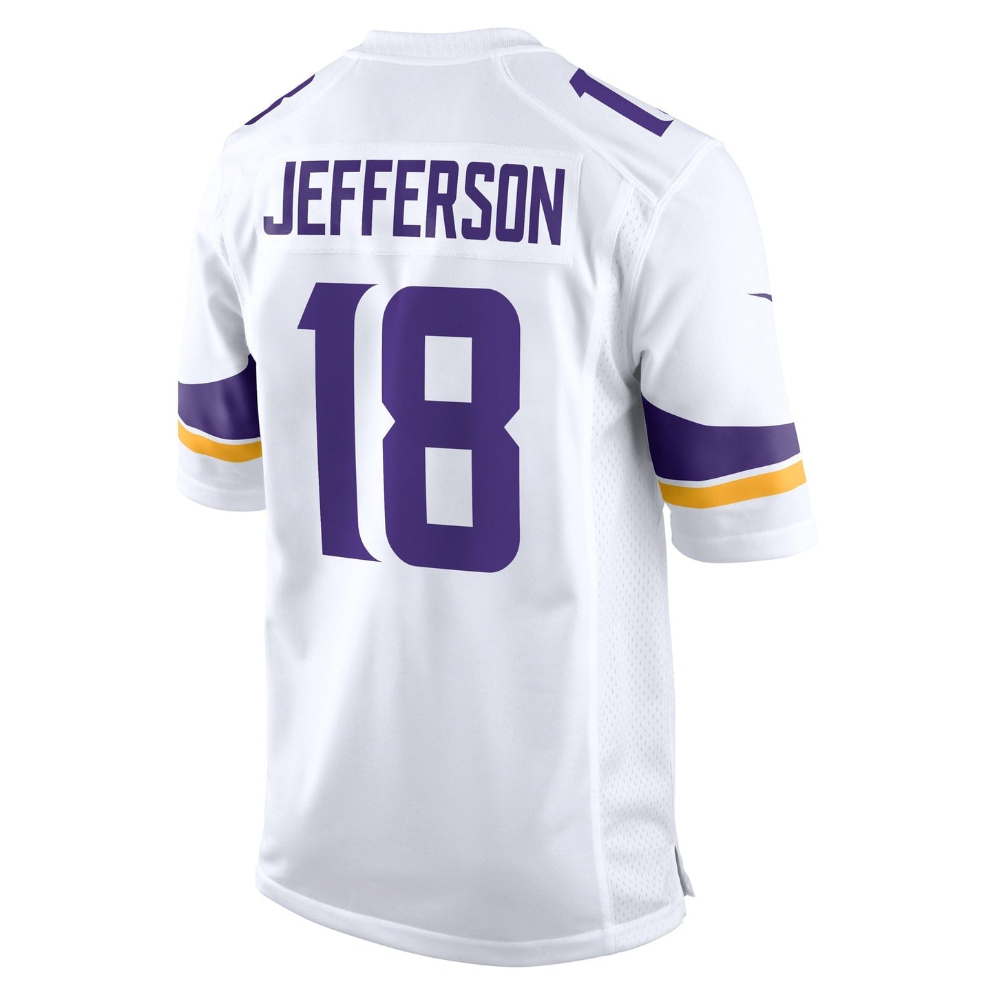Justin Jefferson Minnesota Vikings Nike Game   Jersey - White（YOUTH）