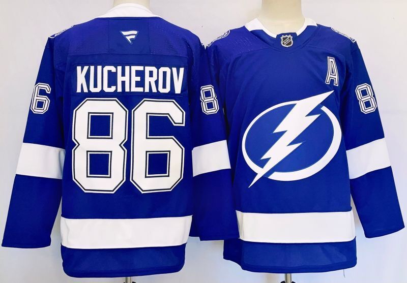 Men's Tampa Bay Lightning Nikita Kucherov Fanatics Blue Player Jersey
