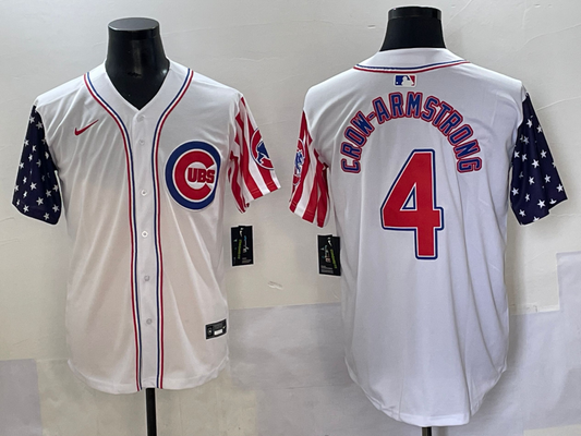 Men's Chicago Cubs Pete Crow-Armstrong White Alternate Limited Player Jersey