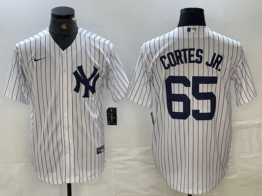 Men's New York Yankees Nestor Cortes Jr. White Replica Player Jersey