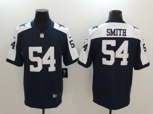Men's Dallas Cowboys Jaylon Smith Navy Alternate Fashion Game Jersey