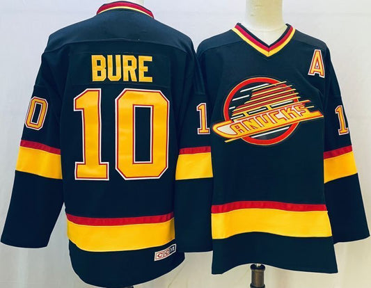 Men's Vancouver Canucks Pavel Bure Fanatics Black Alternate Premium Jersey