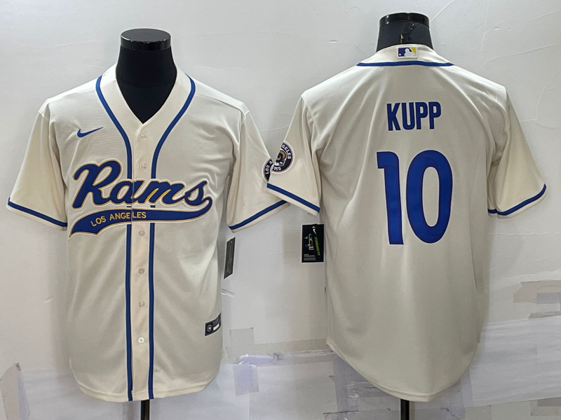 Men's Los Angeles Rams Cooper Kupp Bone Game Jersey Joint Edition