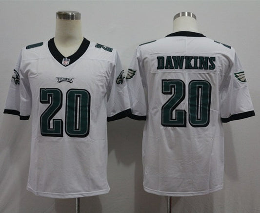Men's Philadelphia Eagles Brian Dawkins White Game Jersey