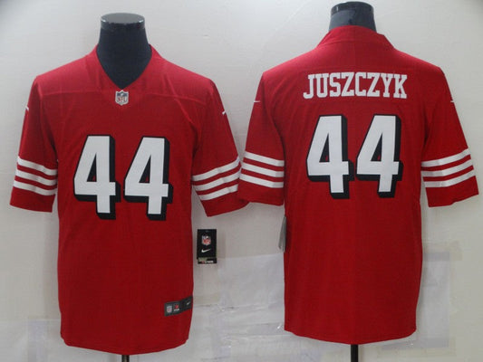 Men's San Francisco 49ers Kyle Juszczyk Red Game Player Jersey