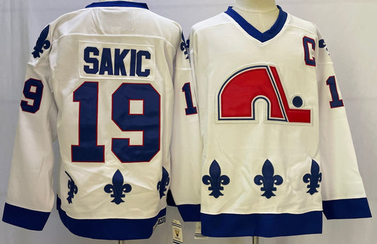Men's Colorado Avalanche Joe Sakic #19 Fanatics White Player Jersey