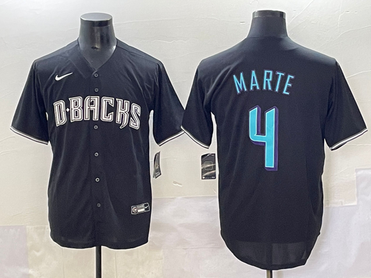 Men's Arizona Diamondbacks Ketel Marte Black Player Jersey