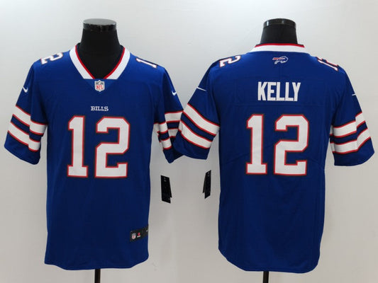 Men's Buffalo Bills Jim Kelly Blue Game Jersey