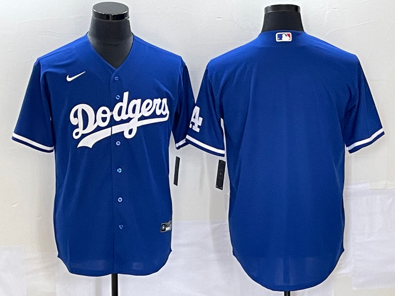 Men's Los Angeles Dodgers1 Royal Replica Blank Jersey