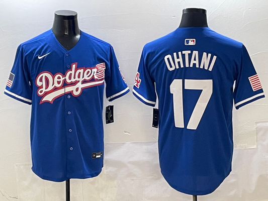 Men's Los Angeles Dodgers Shohei Ohtani Royal Team Game Jersey