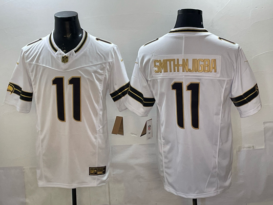 Men's Seattle Seahawks Jaxon Smith-Njigba White Game Player Jersey