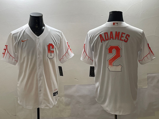 Men's San Francisco Giants Willy Adames White City Connect Replica Player Jersey