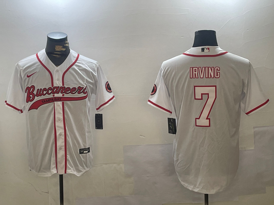 Men's Tampa Bay Buccaneers Bucky Irving White Game Jersey
