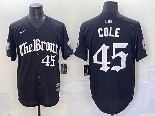 Men's New York Yankees Gerrit Cole Black Alternate Limited Player Jersey