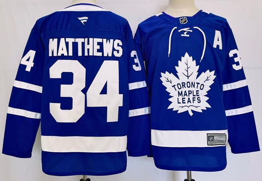 Men's Toronto Maple Leafs Auston Matthews Fanatics Blue Player Jersey