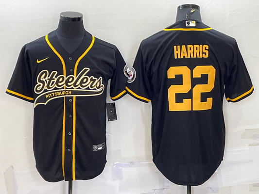 Men's Pittsburgh Steelers Najee Harris Black Vapor F.U.S.E. Limited Jersey