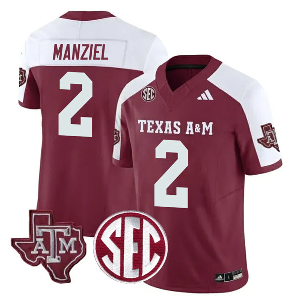Johnny Manziel Texas A&M Aggies Football Alternate Jersey  Maroon