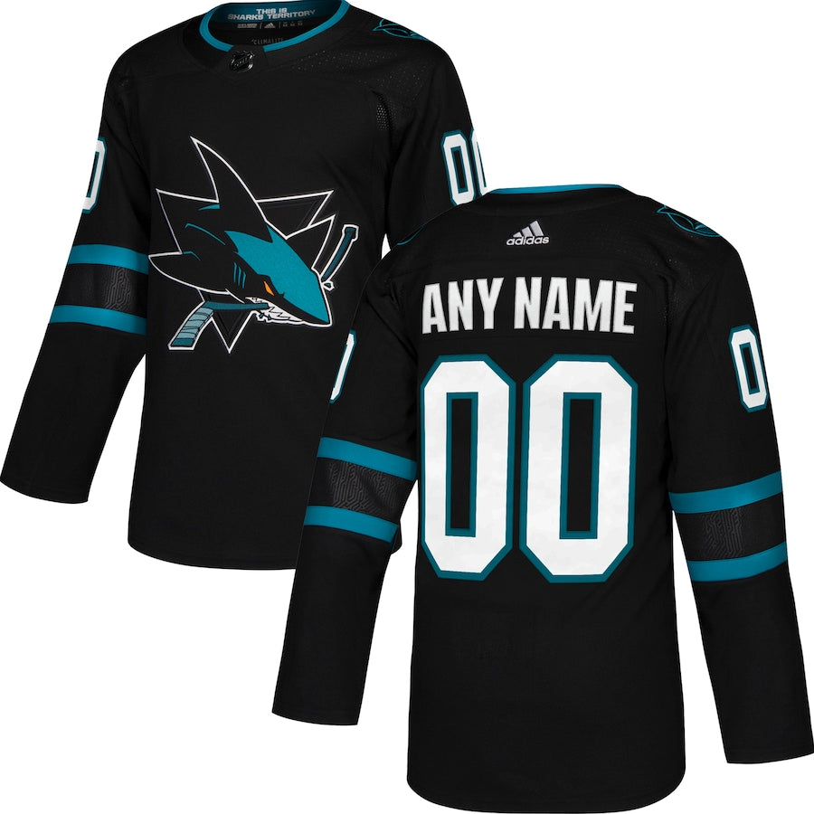 Custom San Jose Sharks Jersey