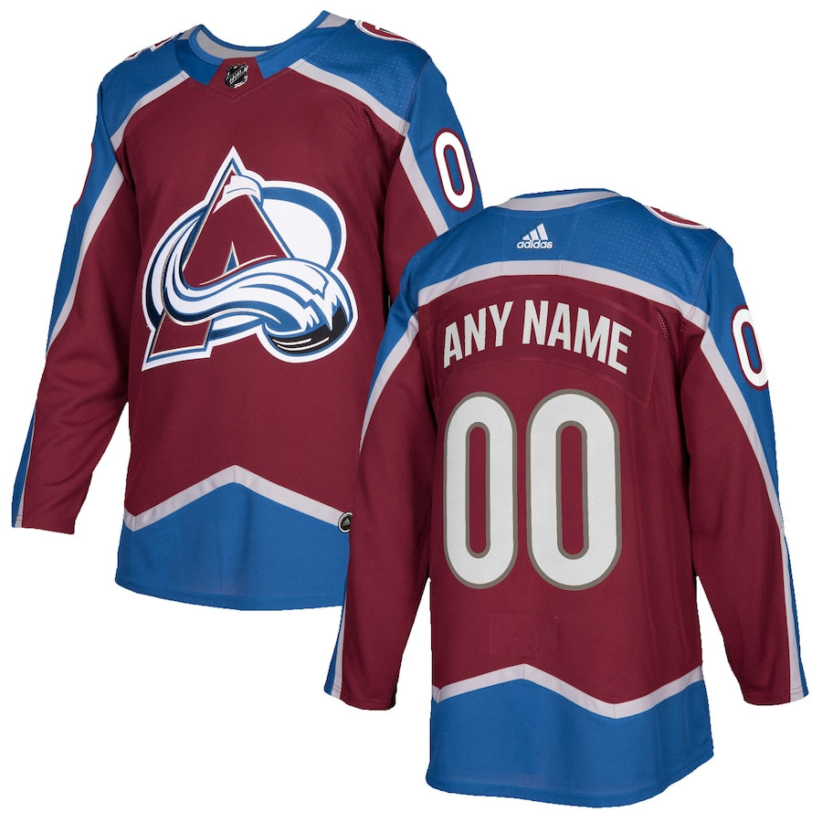 Custom Colorado Avalanche Jersey