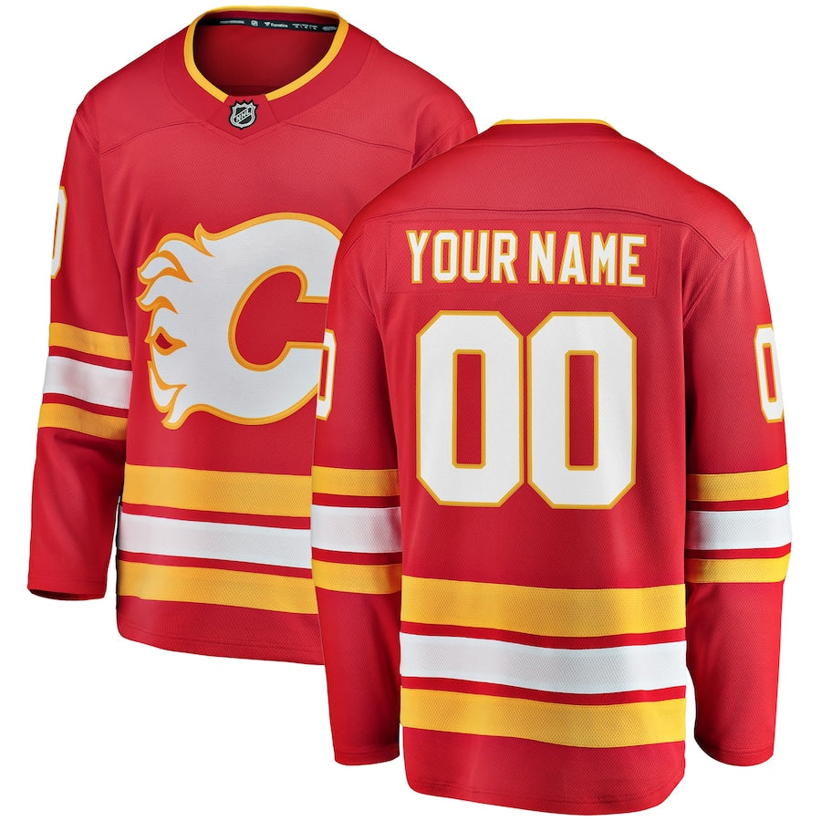 Custom Calgary Flames Jersey
