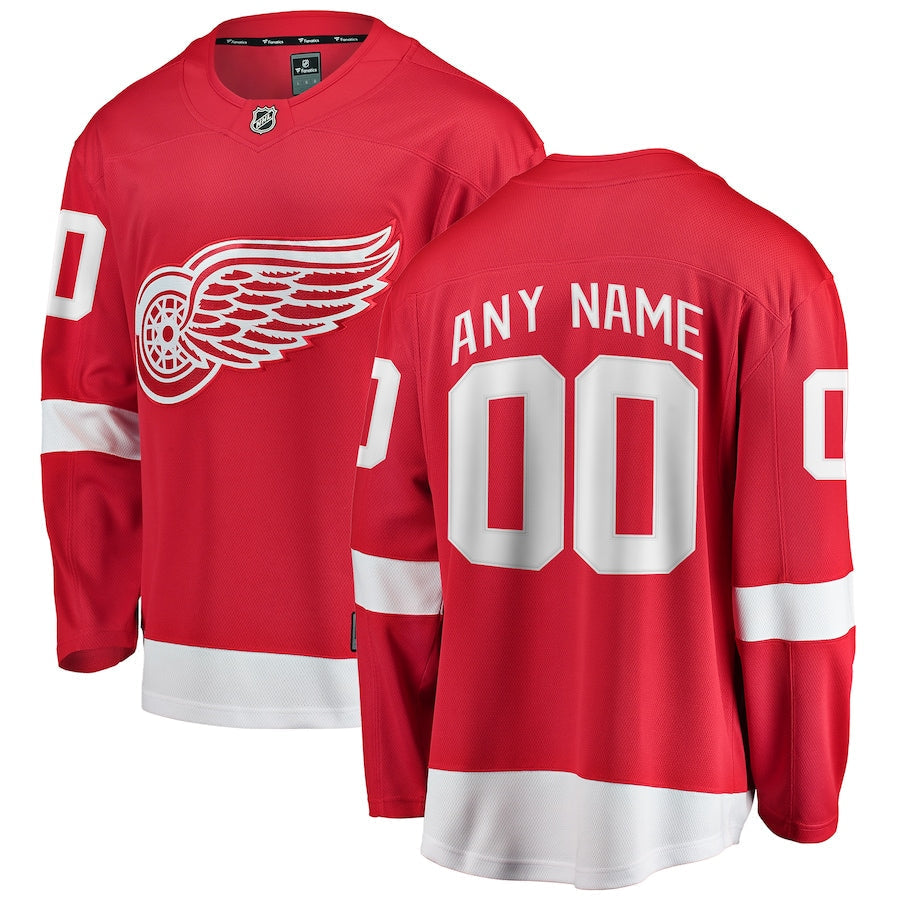 Custom Detroit Red Wings Jersey