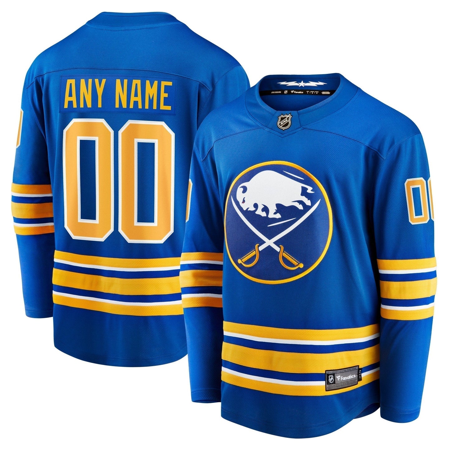 Buffalo Sabres Fanatics Branded Home Breakaway customized Shirt - Royal
